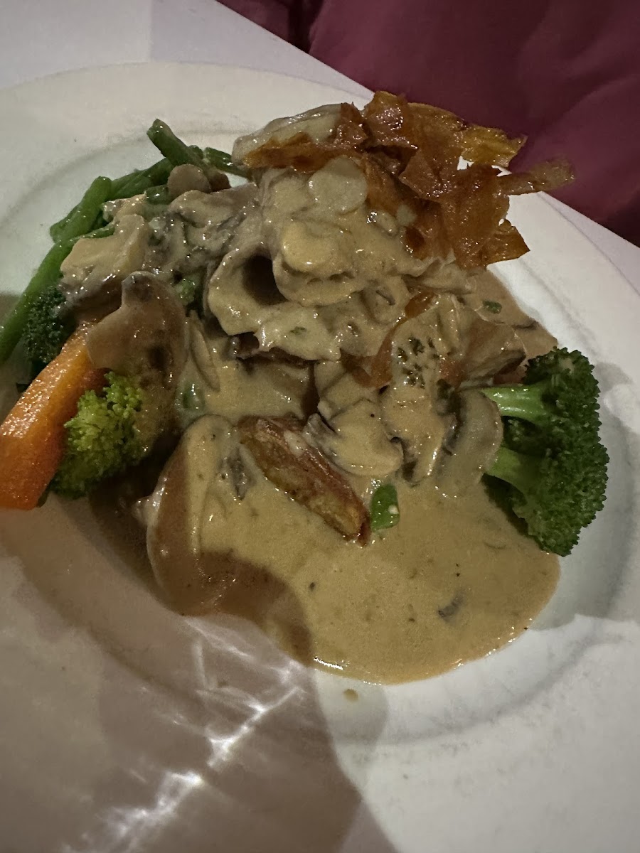 A signature plated dish from the Gambinos kitchen.